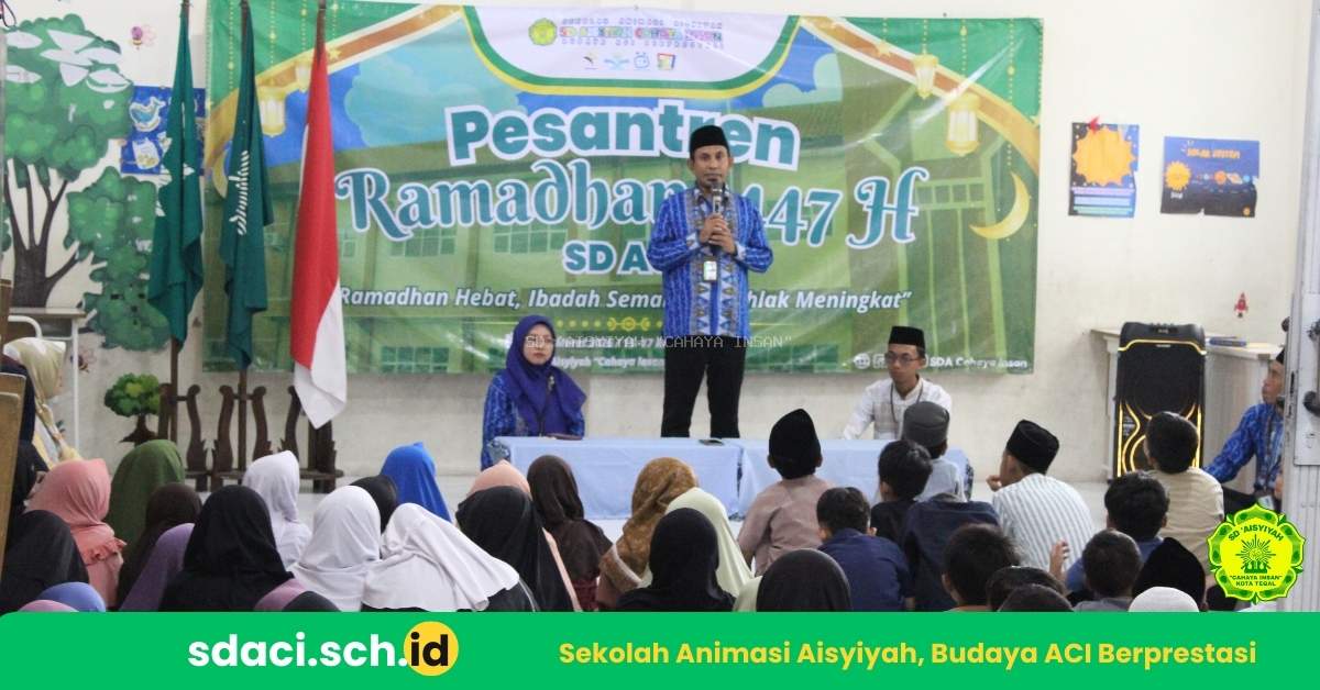Penuh Semangat! 170 Siswa SD 'Aisyiyah Cahaya Insan Mengikuti Pembukaan Pondok Pesantren  Ramadhan 1447.H / 2026.M