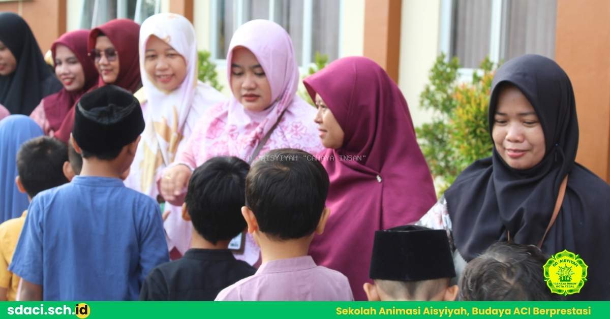 Hangatnya Silaturahmi di Hari Pertama Masuk Sekolah, Halalbihalal SD ‘Aisyiyah Cahaya Insan Kota Tegal Penuh Makna